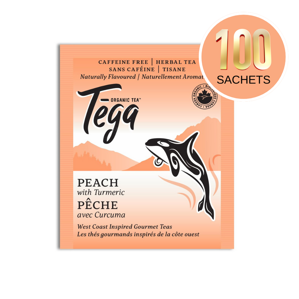 Peach Turmeric Herbal Tea Organic
