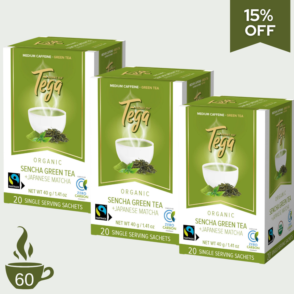 Sencha Green Tea w. Japanese Matcha Organic Fairtrade 20ct