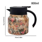 800ml Vintage Floral Tea Thermos