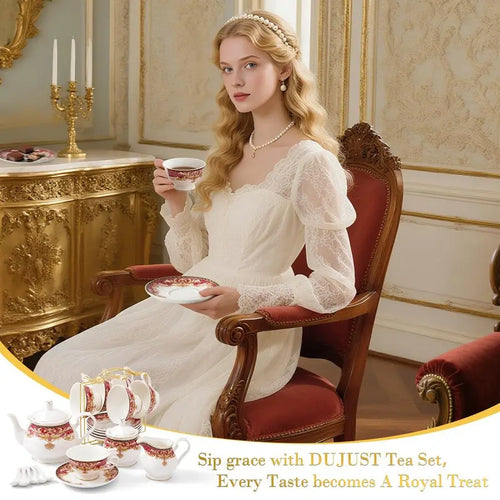 22-Piece Royal Vintage Tea Set