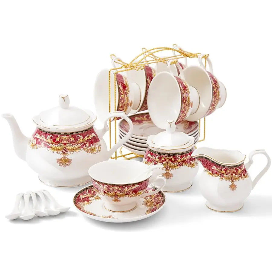 22-Piece Royal Vintage Tea Set