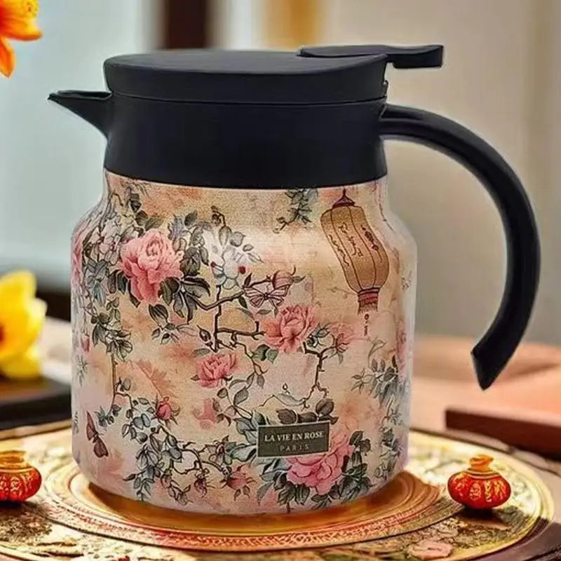 800ml Vintage Floral Tea Thermos