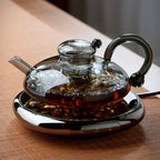 Nordic Glass Flower Tea Set