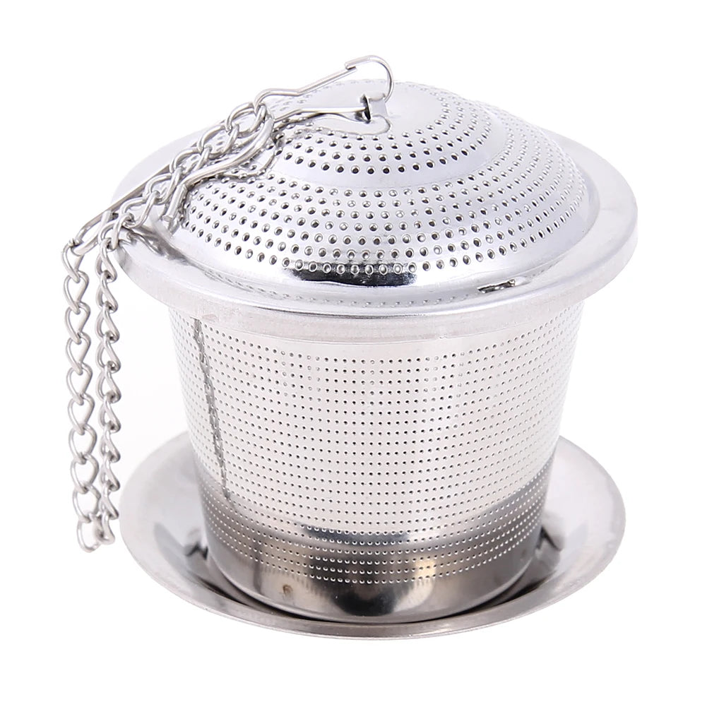 Ultra Fine Steel Tea Infuser with Chain