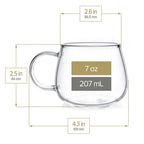 32oz Glass Teapot Set with 4 Cups