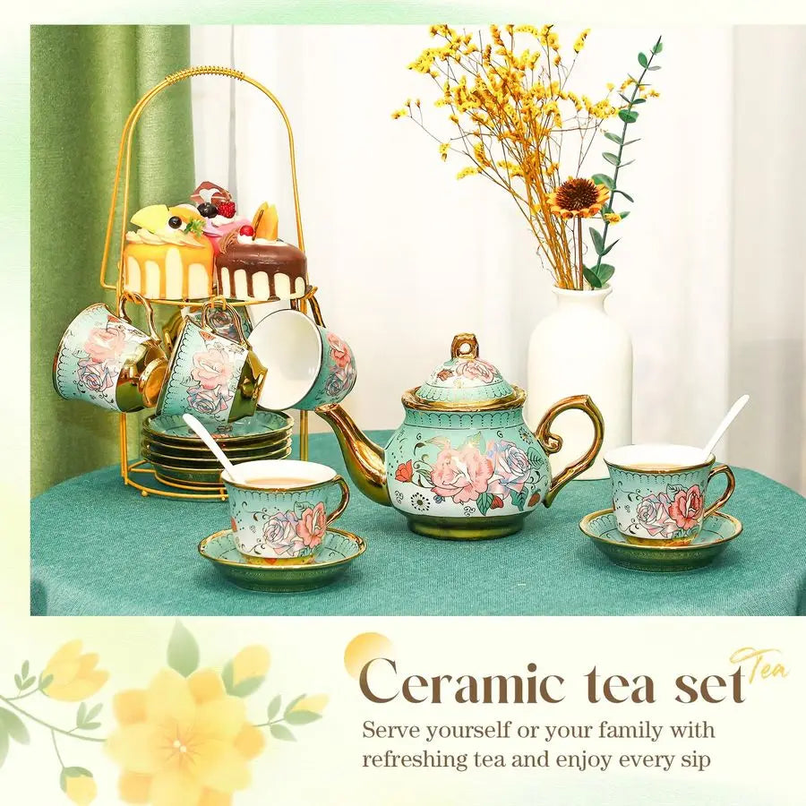 European Porcelain Tea Party Set