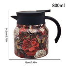 800ml Vintage Floral Tea Thermos