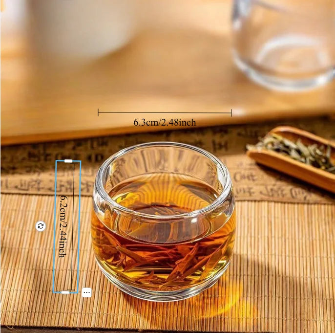 Nordic Glass Flower Tea Set