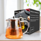 Glass Teapot with Stainless Infuser