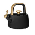 1.8L Black Ceramic Whistling Kettle