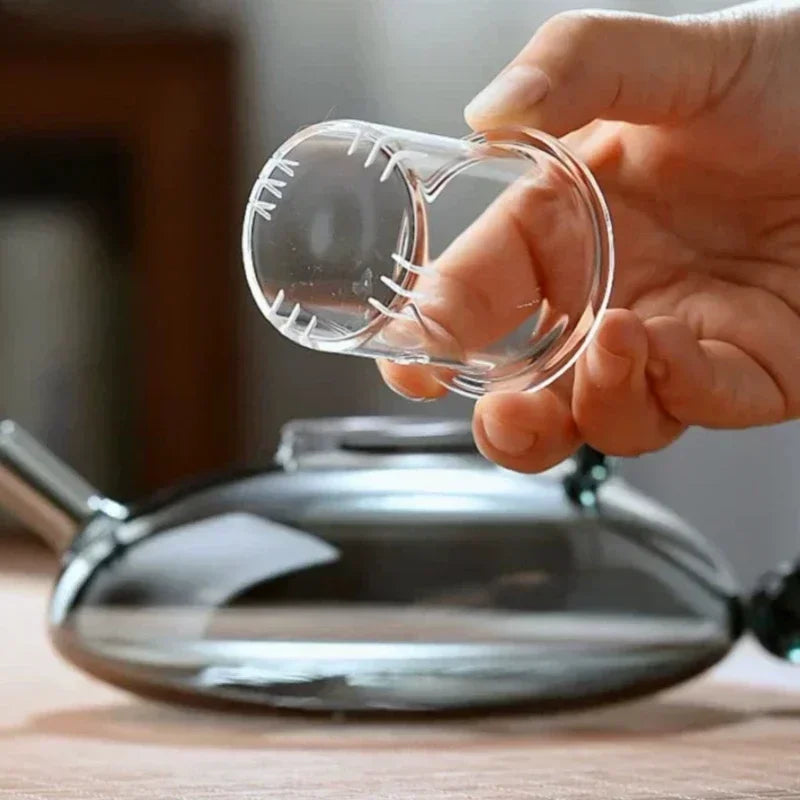 Nordic Glass Flower Tea Set