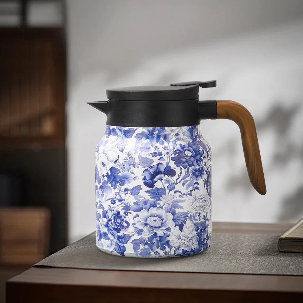 1000ml Insulated Floral Tea Kettle