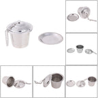 Ultra Fine Steel Tea Infuser with Chain