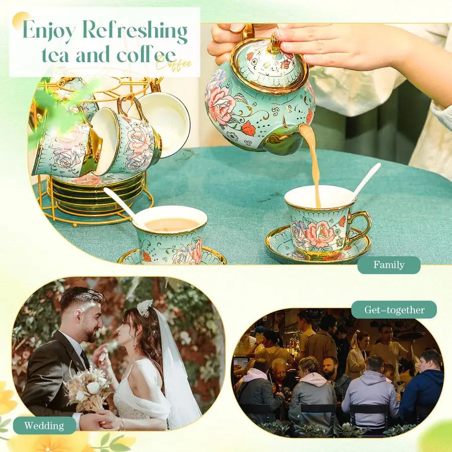 European Porcelain Tea Party Set