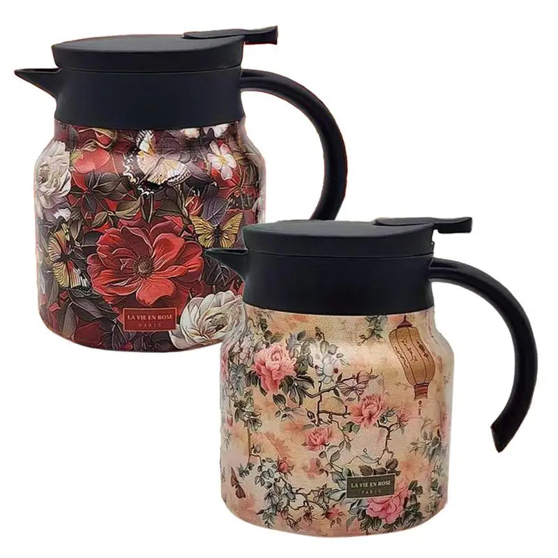 800ml Vintage Floral Tea Thermos