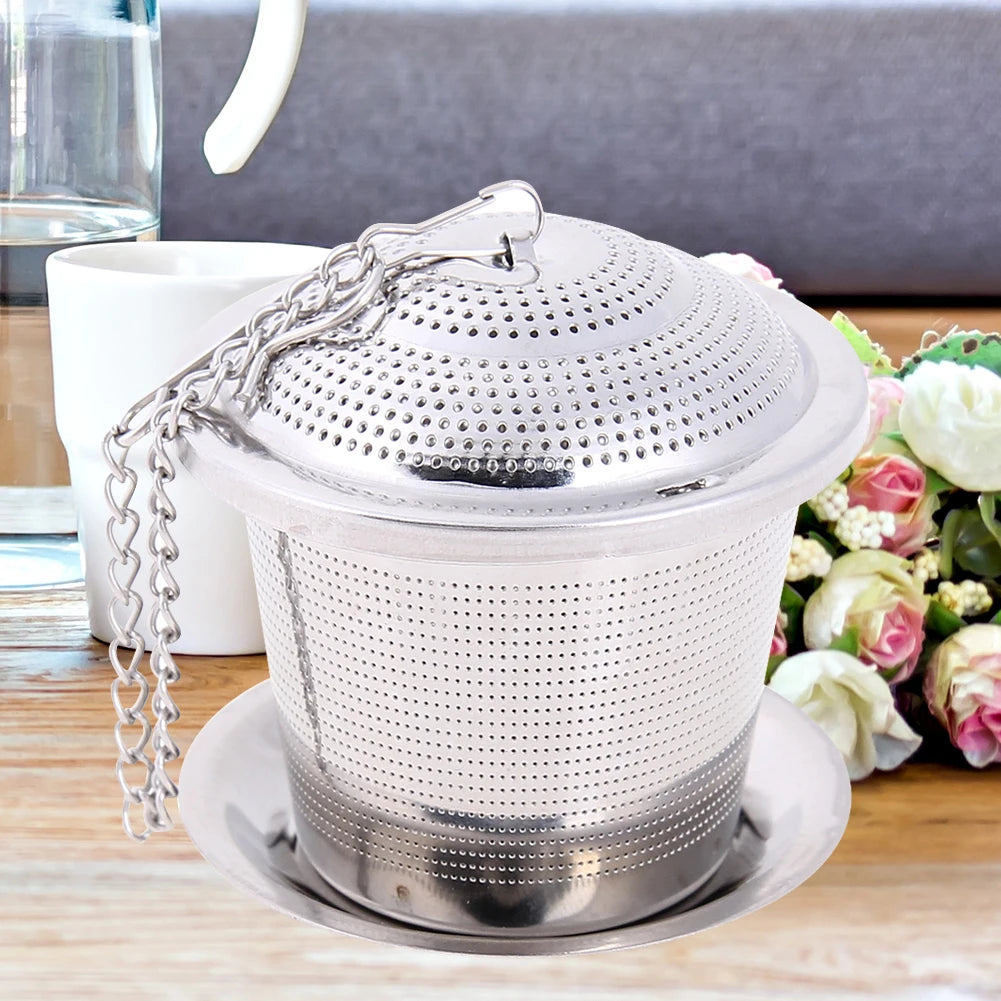 Ultra Fine Steel Tea Infuser with Chain